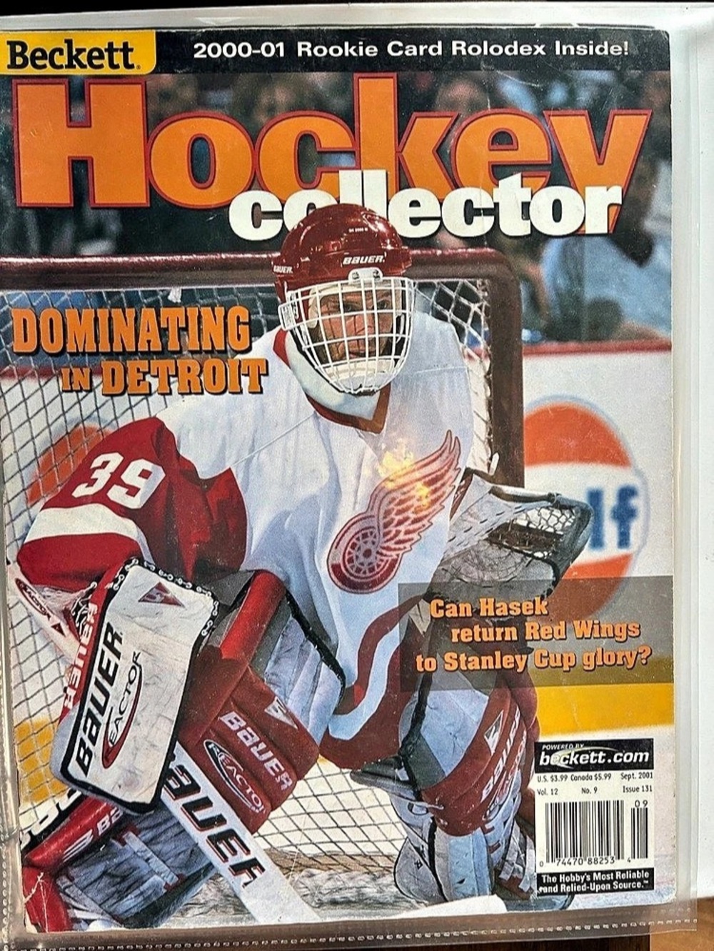 Beckett Hockey Collector Magazine September 2001 Vol. 12 No. 9 Magazine